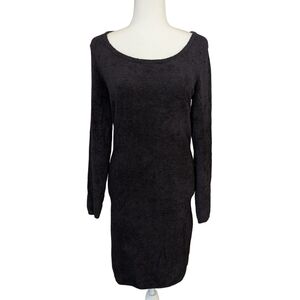 Patricia Field Black Long Sleeve Sex and The City Mini Dress Size Small